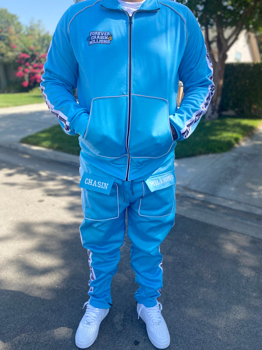 Reflective FCM Tracksuit (Carolina Blue)