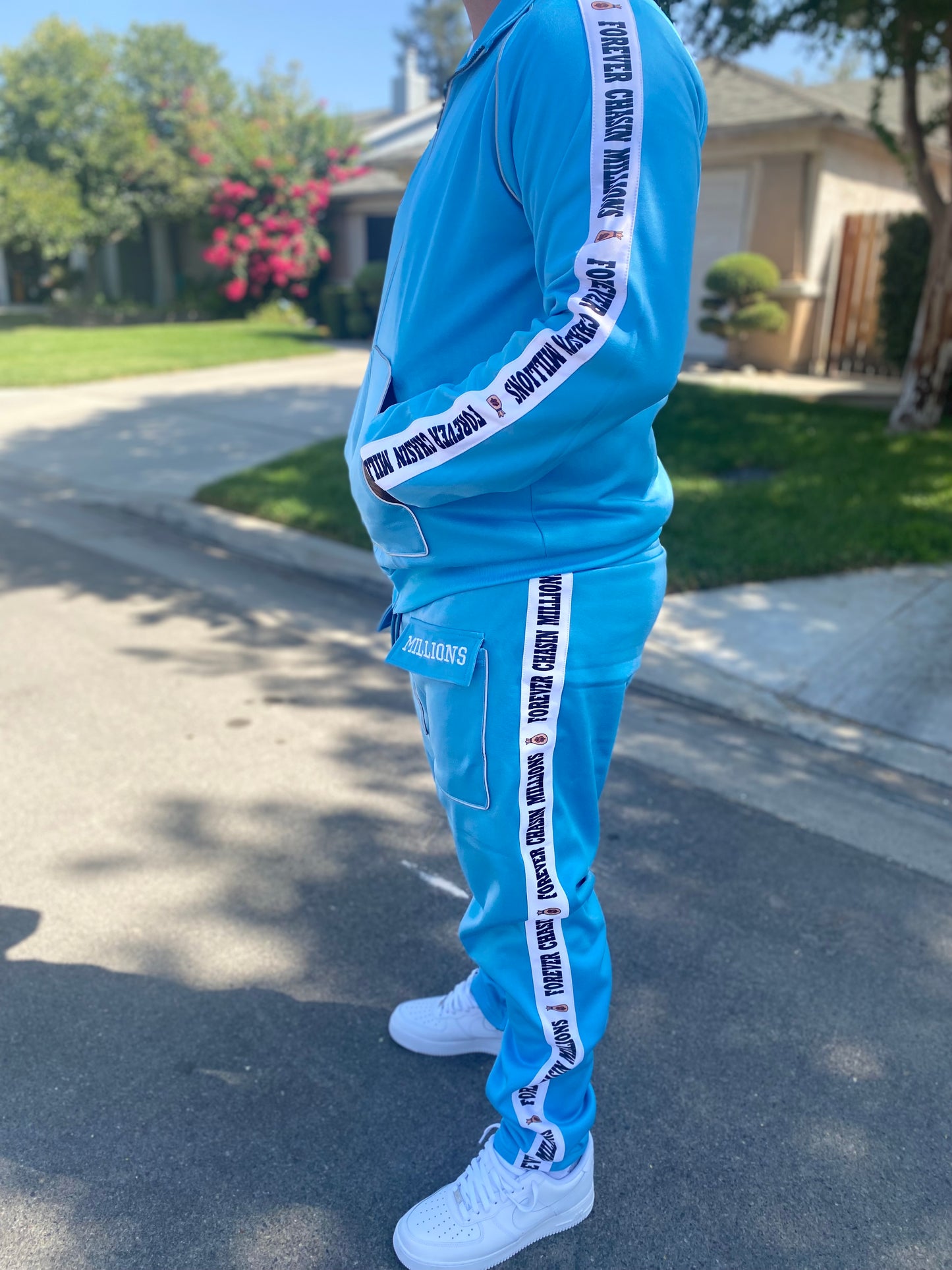 Reflective FCM Tracksuit (Carolina Blue)