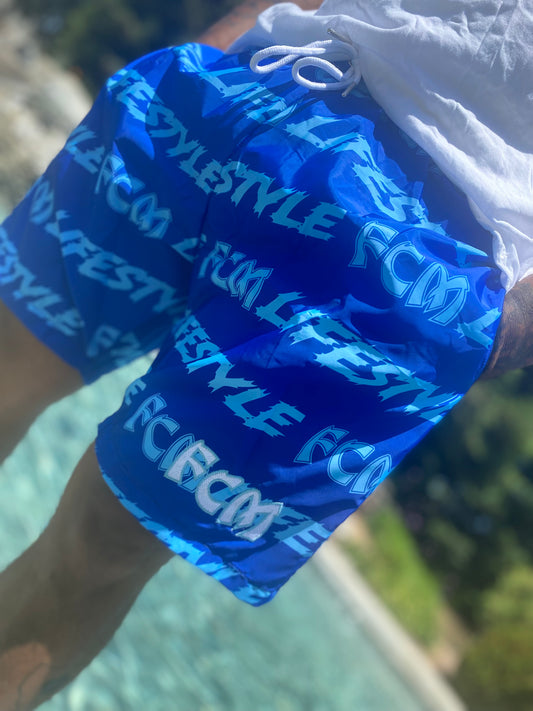 FCM SWIM TRUNKS "ROYAL"